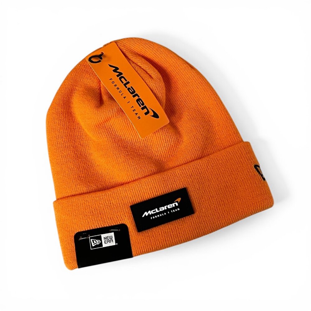 McLaren Formula 1 Team New Era Winter Orange Knit Beanie
